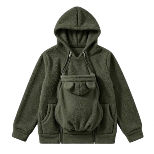 De Mamalein Cocon - Draagjas 2 in 1 in fleece