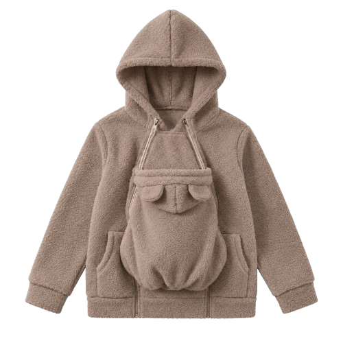 De Mamalein Cocon - Draagjas 2 in 1 in fleece