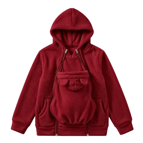 Der Belluvia Kokon – 2-in-1 Tragepulli aus Fleece