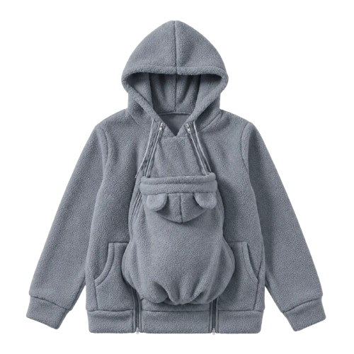 Der Belluvia Kokon – 2-in-1 Tragepulli aus Fleece