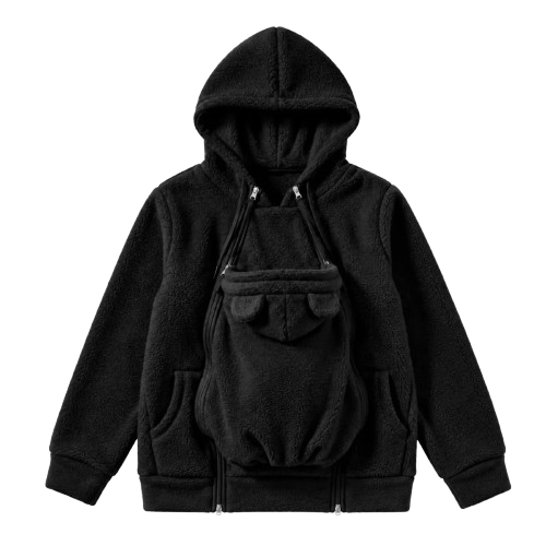 Der Belluvia Kokon – 2-in-1 Tragepulli aus Fleece