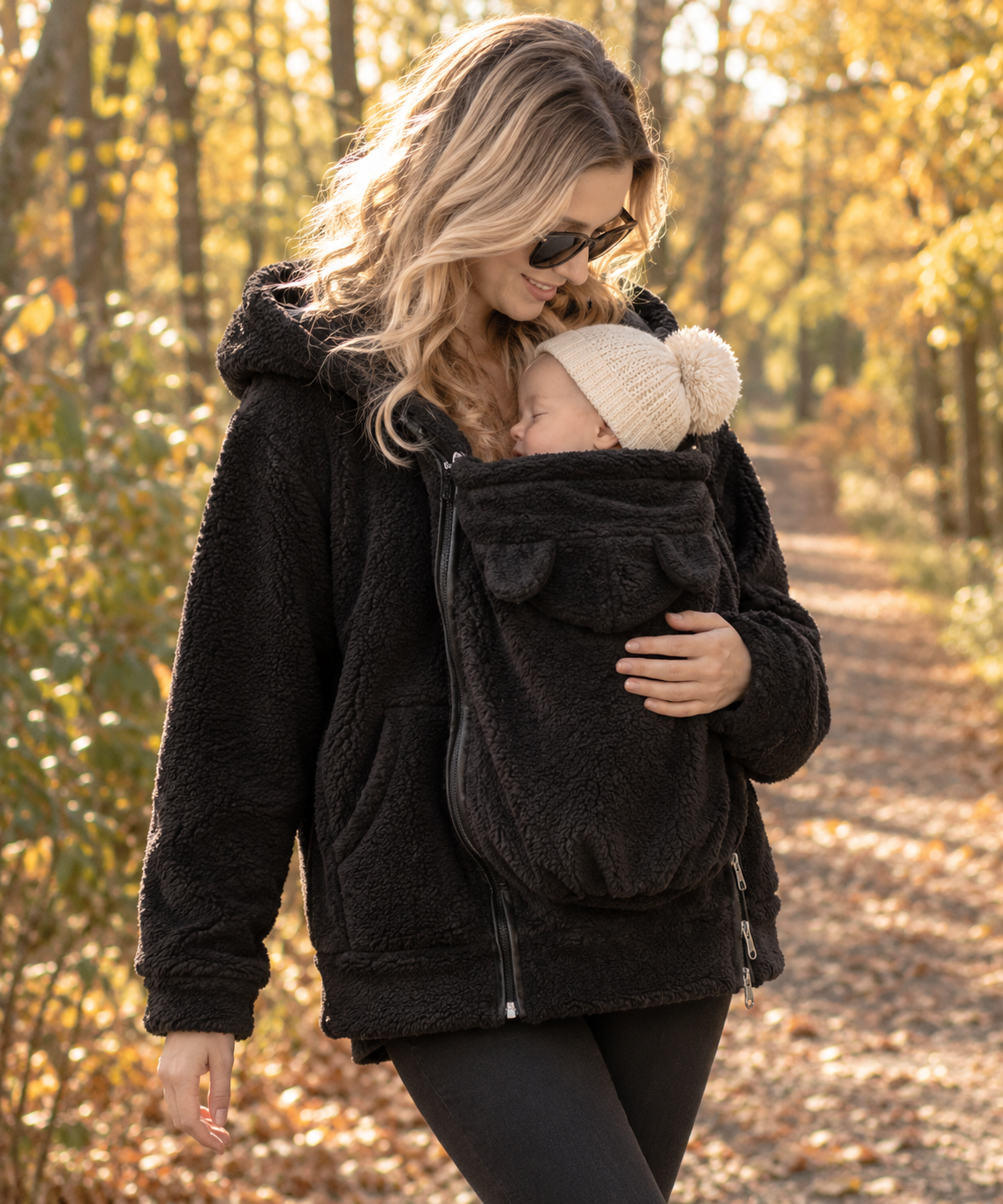 Der Belluvia Kokon – 2-in-1 Tragepulli aus Fleece