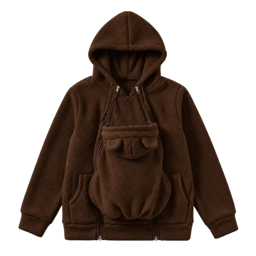 Der Belluvia Kokon – 2-in-1 Tragepulli aus Fleece