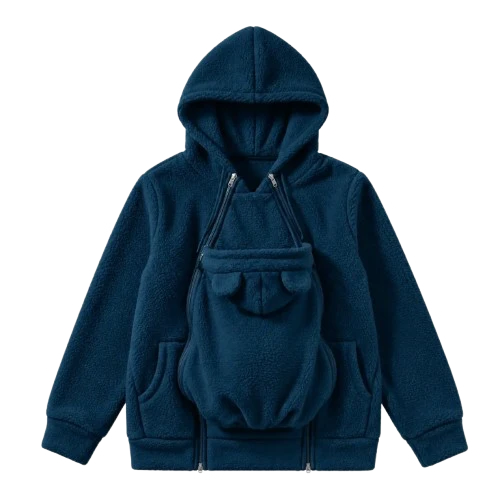 De Mamalein Cocon - Draagjas 2 in 1 in fleece