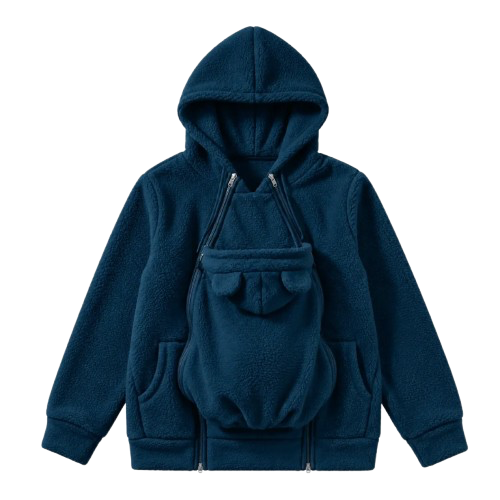 Der Belluvia Kokon – 2-in-1 Tragepulli aus Fleece