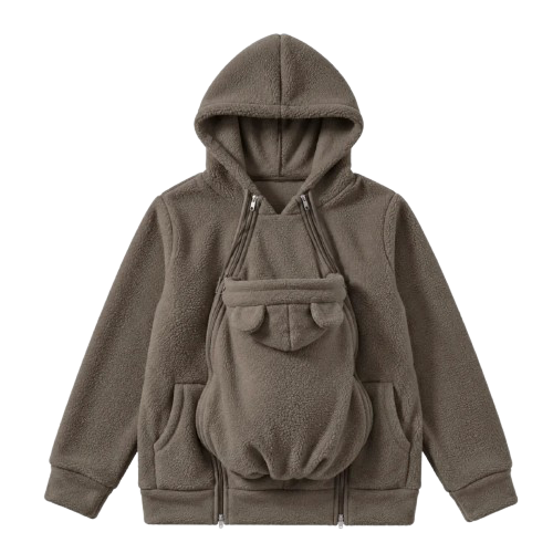 Der Belluvia Kokon – 2-in-1 Tragepulli aus Fleece