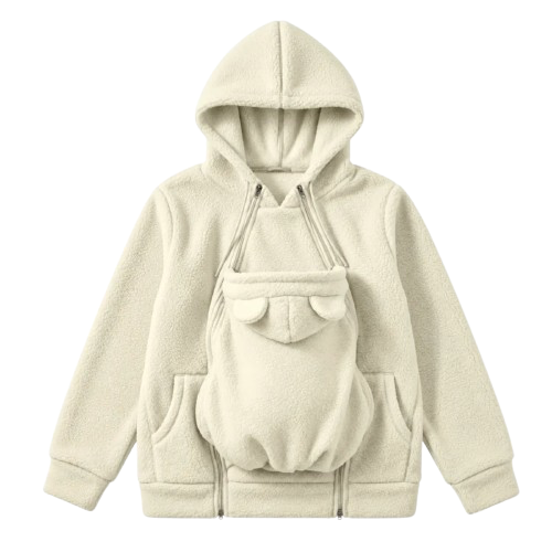 Der Belluvia Kokon – 2-in-1 Tragepulli aus Fleece