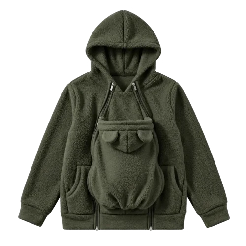 De Mamalein Cocon - Draagjas 2 in 1 in fleece
